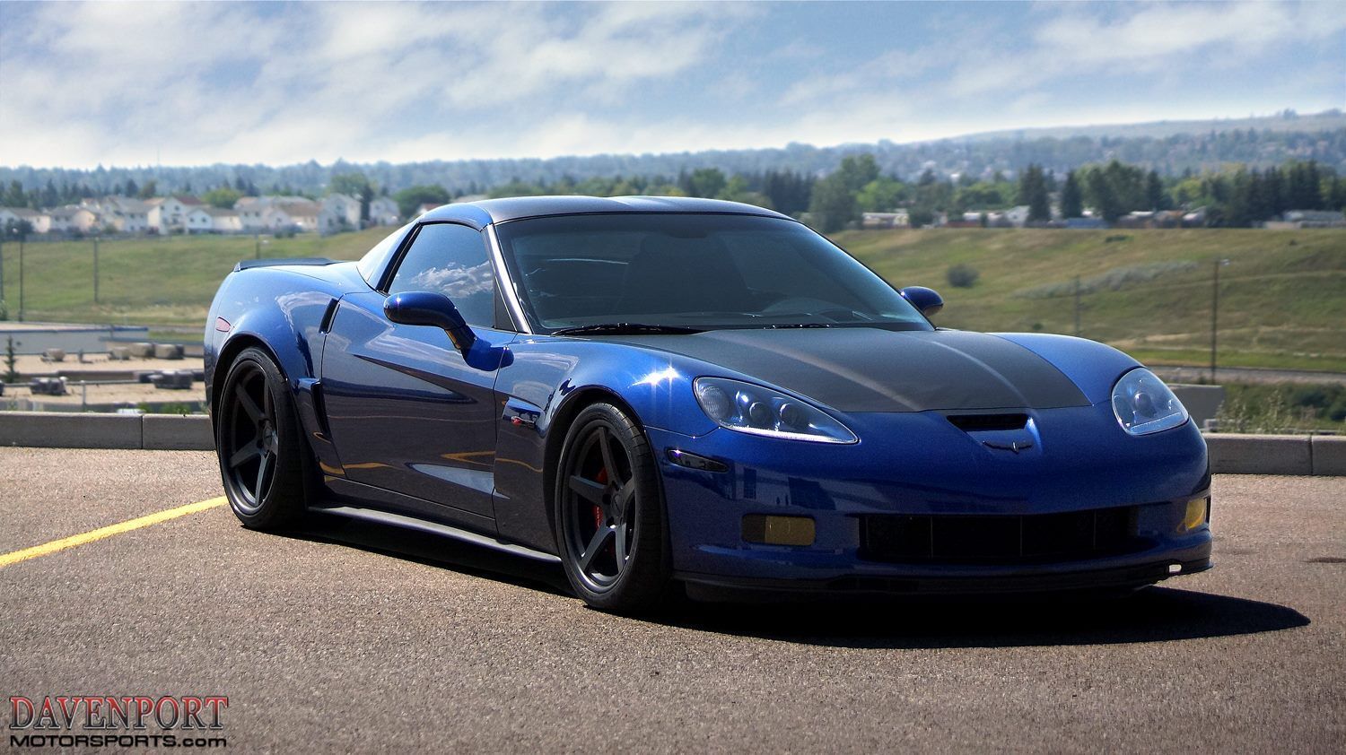 2013 Chevrolet Corvette Z06 | 660+HP All-Motor Davenport Motorsports C6 Corvette Z06 on Forgeline CF3C Concave Wheels