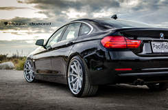 2016 BMW 430i Fitted With 22 Inch BD-23’s in Silver w/ Chrome SS Lip