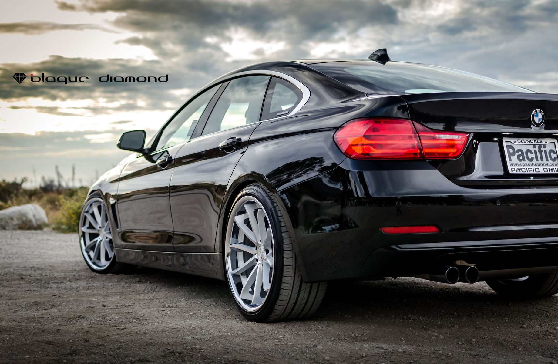 2016 BMW 4 Series | 2016 BMW 430i Fitted With 22 Inch BD-23’s in Silver w/ Chrome SS Lip