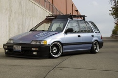 Ruff Racing R358's on '88 Honda Civic Wagon