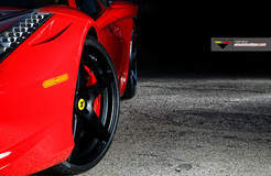 458 on Vorsteiner wheels