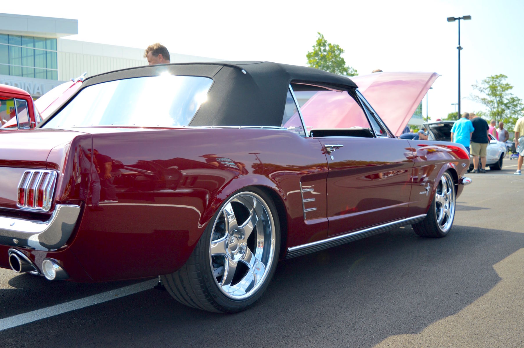 1966 Ford Mustang | Terry Minor's Classic Restorations '66 Mustang Convertible on Forgeline CH3P Wheels
