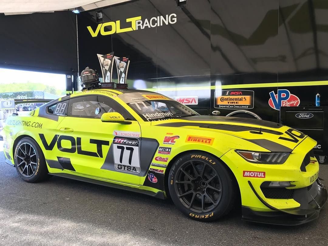 2018 Ford Mustang | VOLT Racing Mustang and Blackdog Speed Shop Camaro Dominate Pirelli World Challenge GTS-X Podium at VIR