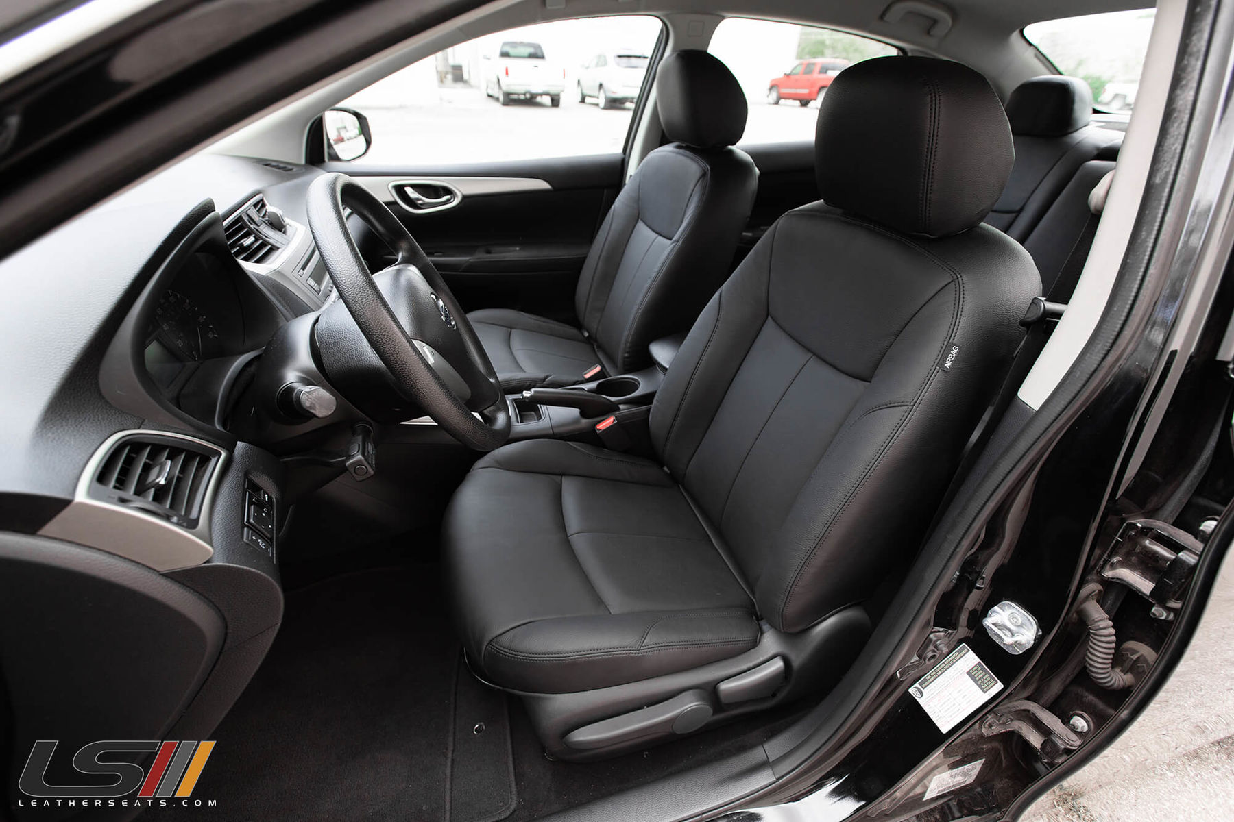 2014 Nissan Sentra | 2014 Nissan Sentra Interior By LeatherSeats.com