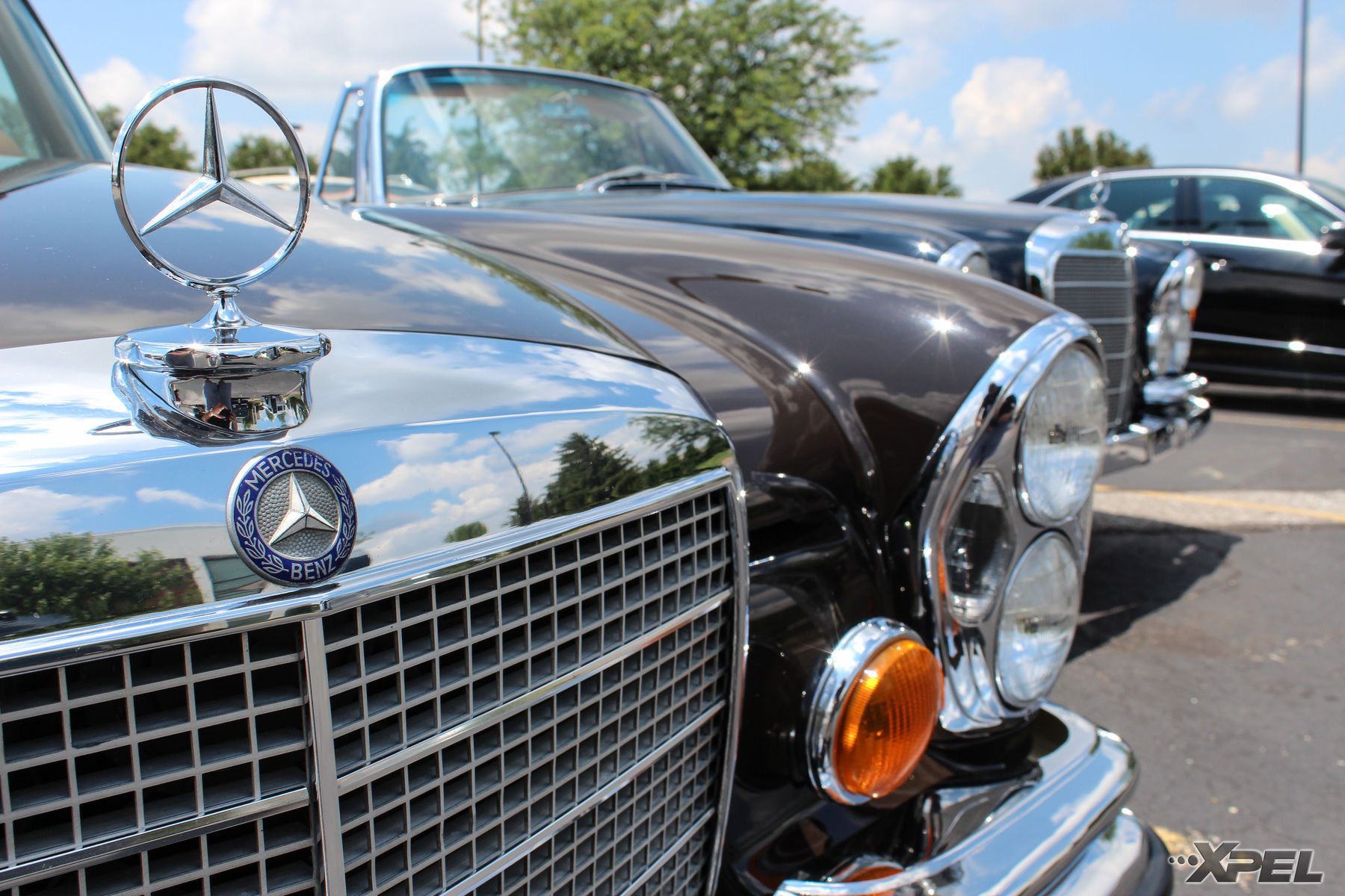 Mercedes-Benz | Close up shot of 2 great classics