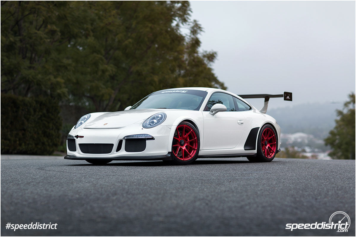 2015 Porsche 911 | Josh Shokri's Speed District Porsche 991 GT3 on Center Locking Forgeline One Piece Forged Monoblock GA1R Wheels