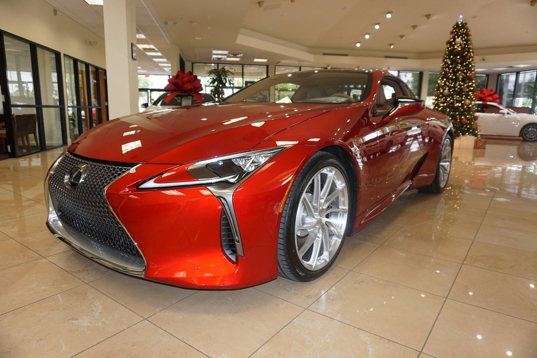 2018 Lexus LC500 | Germain Lexus of Naples' Lexus LC500 on Forgeline One Piece Forged Monoblock DR1 Wheels