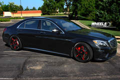 OUR CLIENT'S MERCEDES S63 AMG WITH 20" FORGIATO F2.14 WHEELS - Passenger Side Shot
