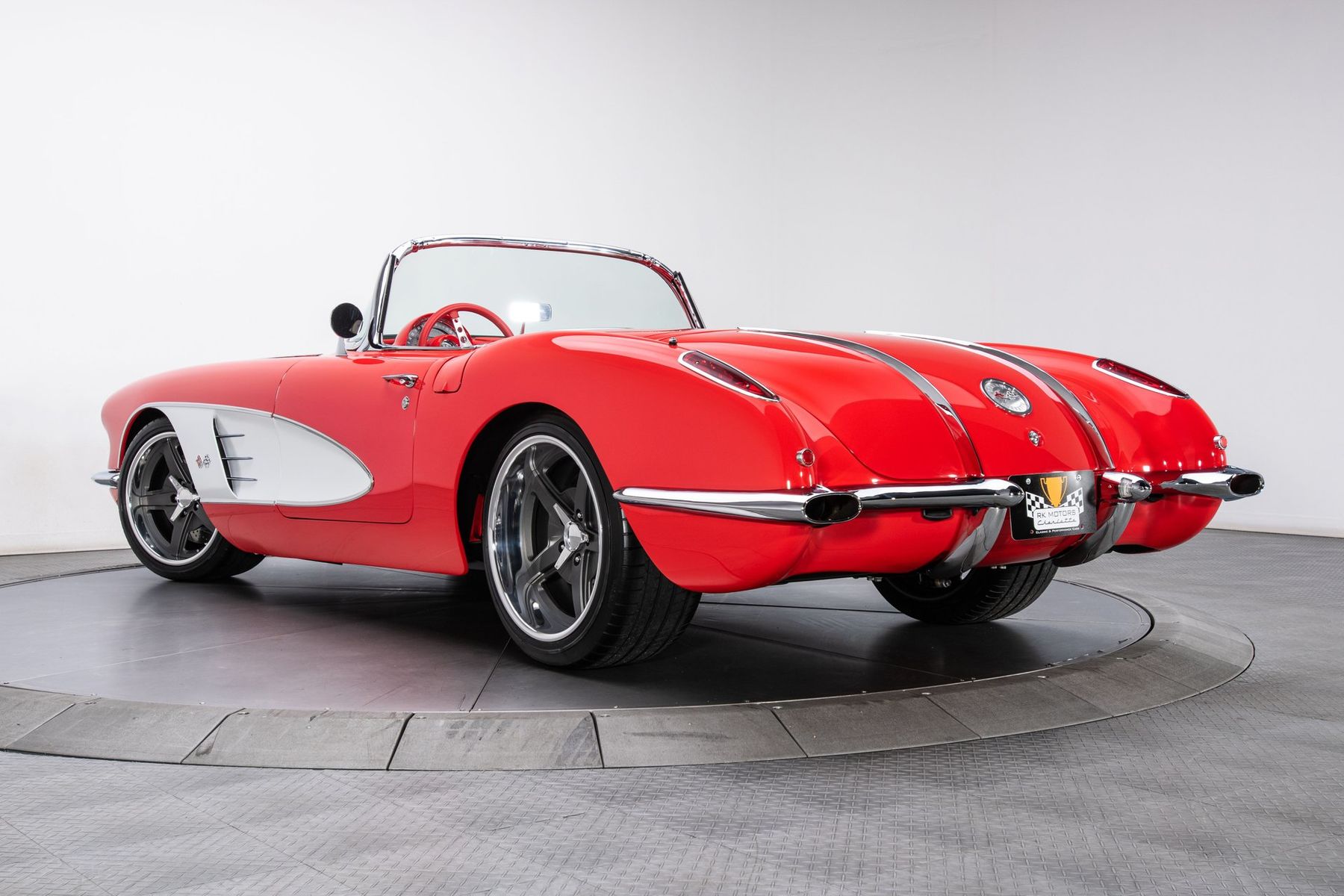 1958 Chevrolet Corvette | RK Motors’ 1958 Chevrolet Corvette on Forgeline Rodster Wheels