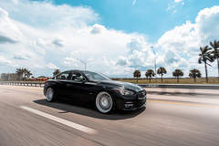 Infiniti Q50 on Velgen Wheels Classic5 Matte Silver
