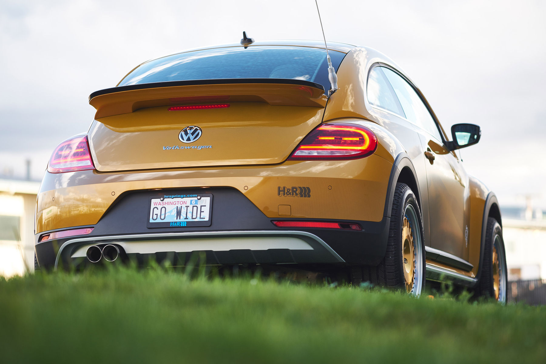 2016 Volkswagen New Beetle | H&R 2016 Beetle Dune - Rear shot