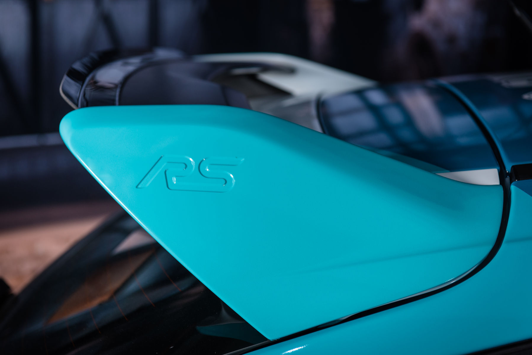 2016 Ford Focus RS | 2016 Ford Focus RS by H&R Special Springs and StanceWorks - Focus RS Wing #FordSEMA