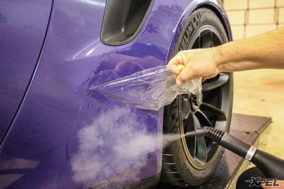 2016 Porsche 911 | Removal of old factory film
