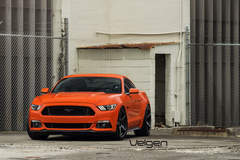 Competition Orange Mustang GT | Classic5 Satin Black
