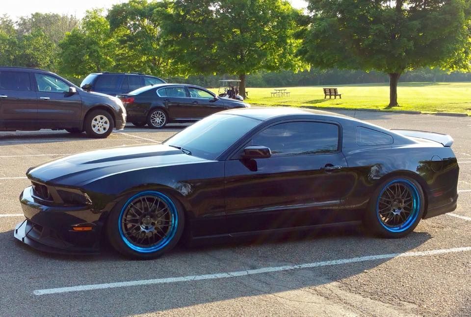 Rick Haynes' Bagged MBRP Exhaust S197 Mustang GT on Forgeline GX3 Wheels