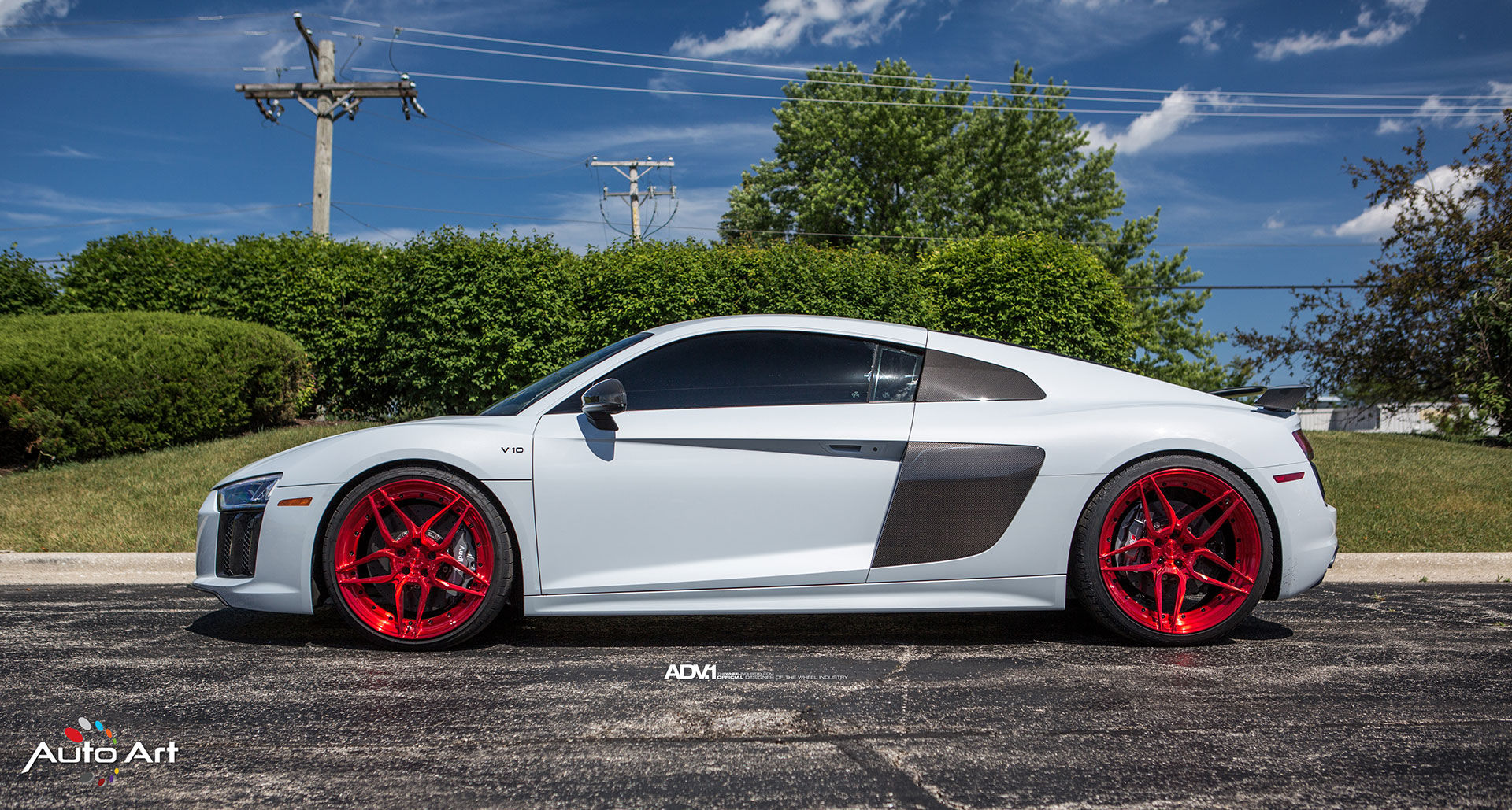 2017 Audi R8 | White Audi R8 V10 - ADV05 M.V2 CS