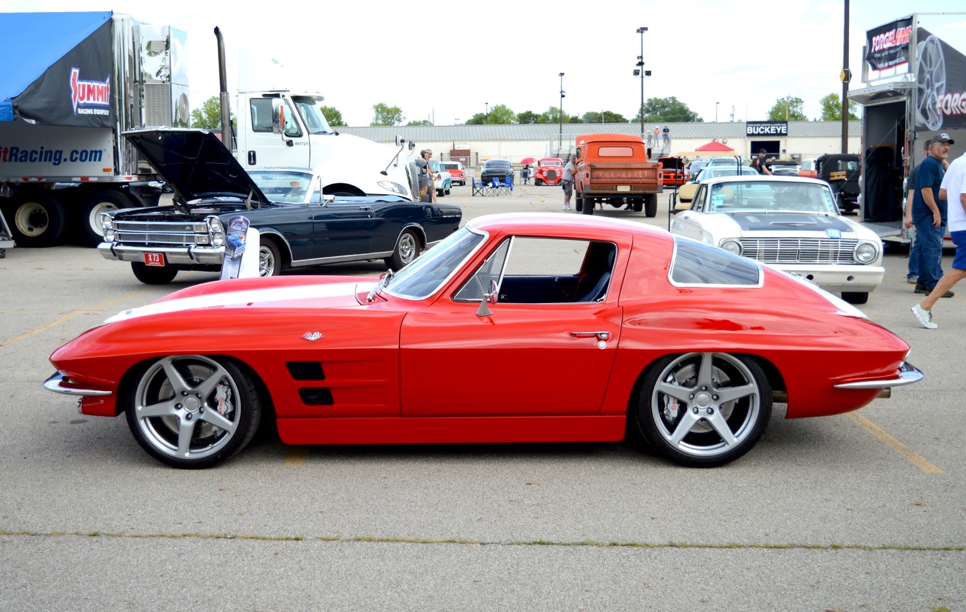 1964 Chevrolet Corvette Stingray | Page Customs’ 1964 Chevrolet Corvette on Forgeline One Piece Forged Monoblock CF1 Wheels