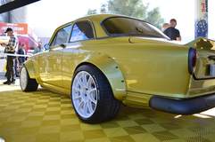 Flat 12 Gallery's "V06" 1963 Volvo 122S on Forgeline One Piece Forged Monoblock GTD1 5-Lug Wheels