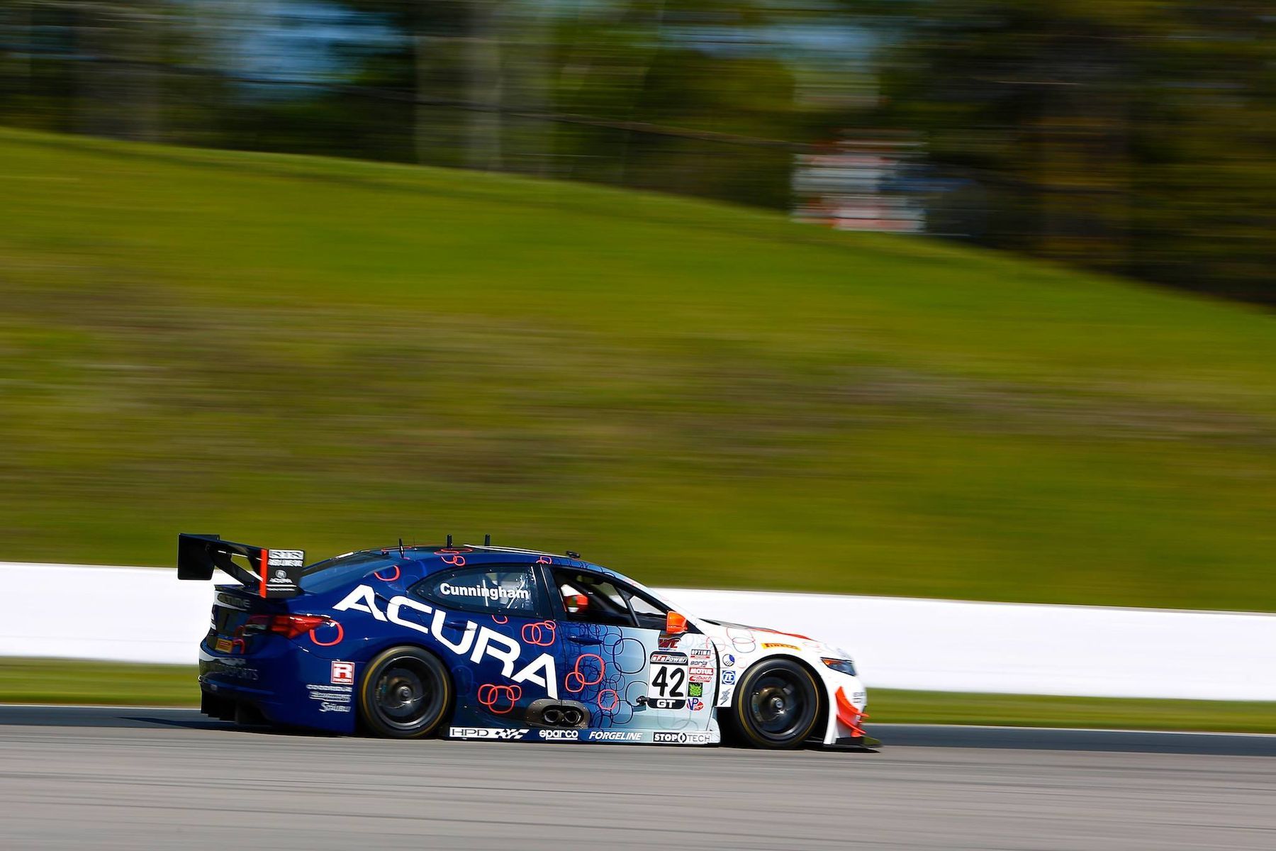 Acura | RealTime Racing Acura TLX-GTs at Canadian Tire Motorsports Park on Forgeline One Piece Forged Monoblock GTD1 Wheels