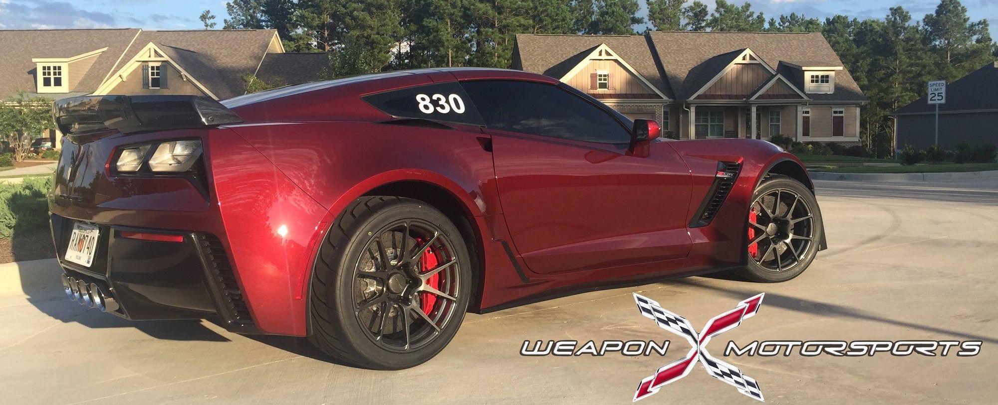 2016 Chevrolet Corvette Z06 | Eric Fleming's C7 Corvette Z06 on Forgeline One Piece Forged Monoblock GA1R Open Lug Cap Edition Wheels