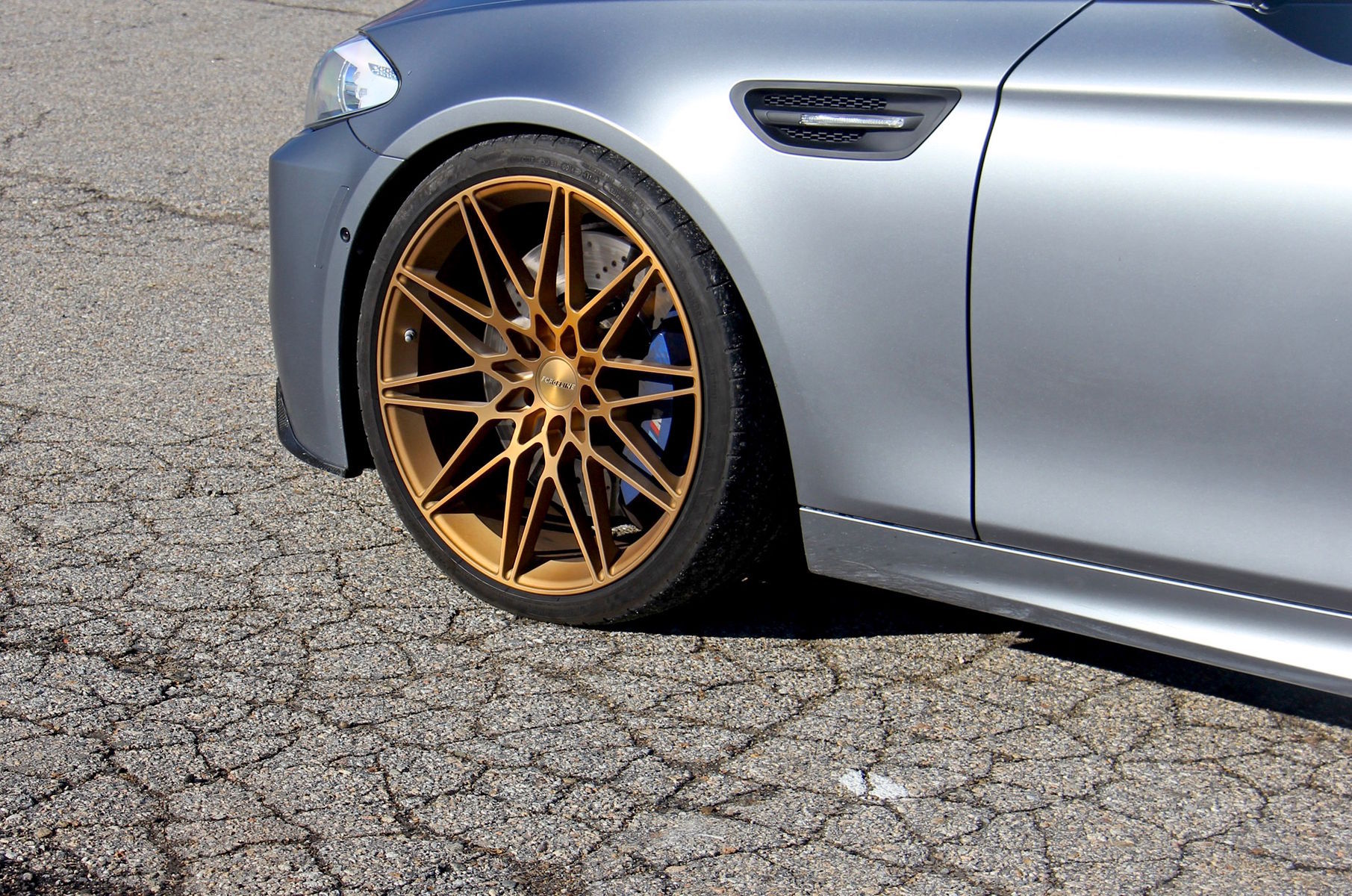 2015 BMW M5 | Turner Motorsport's Frozen Gray BMW F10 M5 on Forgeline One Piece Forged Monoblock MT1 Wheels