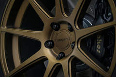 Blue Mustang GT on Velgen Wheels  VMB9 Satin Bronze  20x9 & 20x10.5