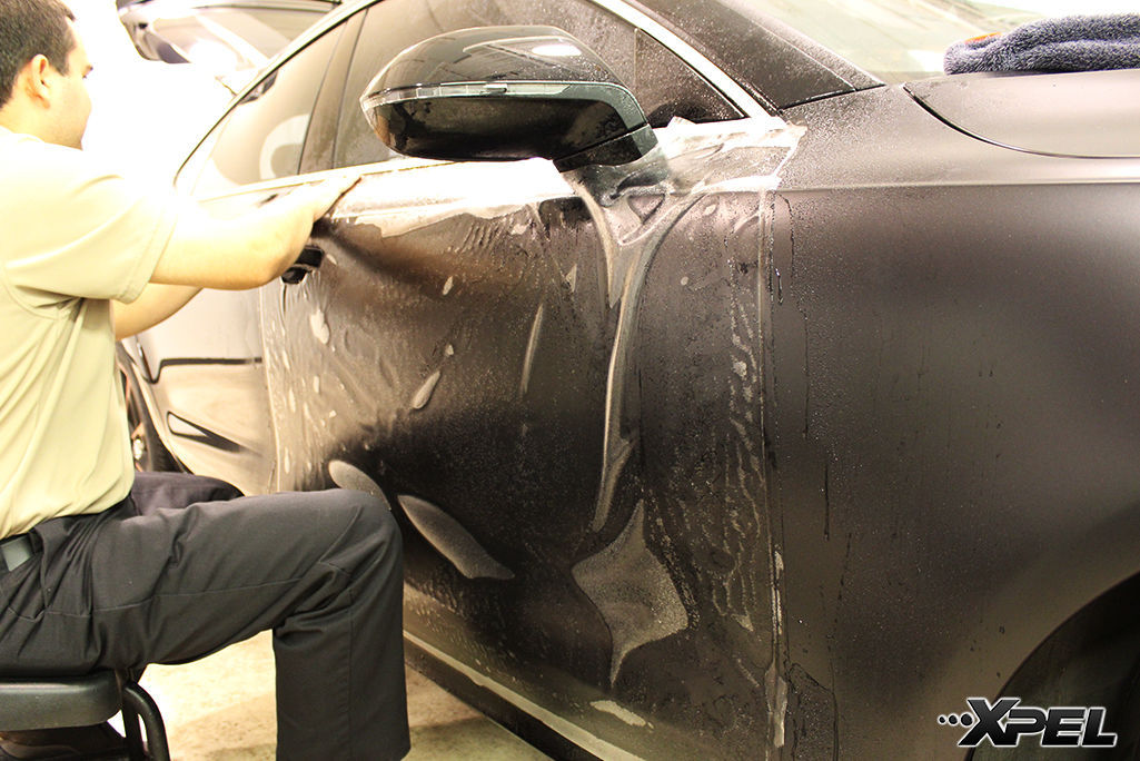  Audi A7 | Audi A7 fully wrapped in XPEL STEALTH matte-finish paint protection film