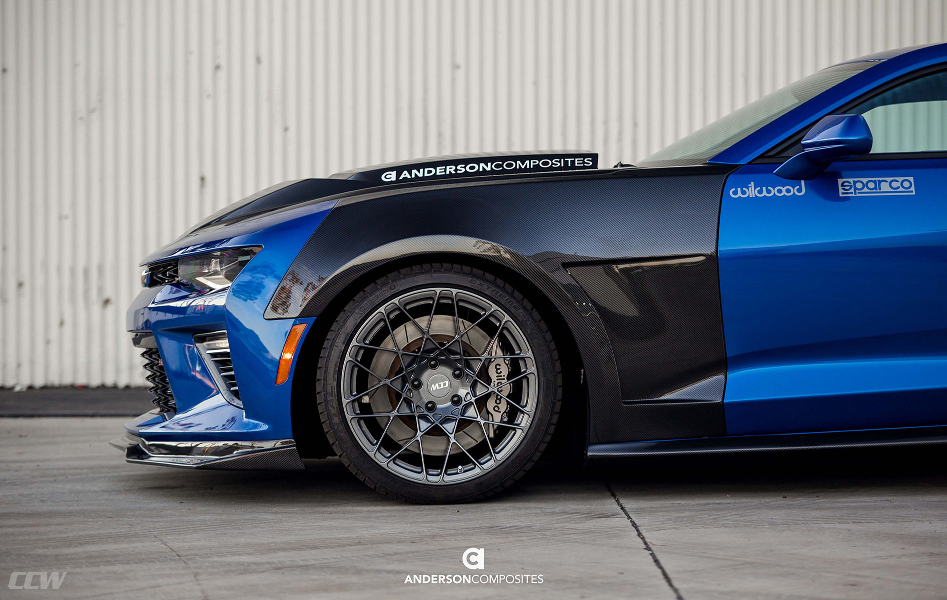 Chevrolet Camaro | Anderson Composites Carbon Fiber Chevrolet Camaro SS - CCW CV M10 Concave Forged Monoblock Wheels