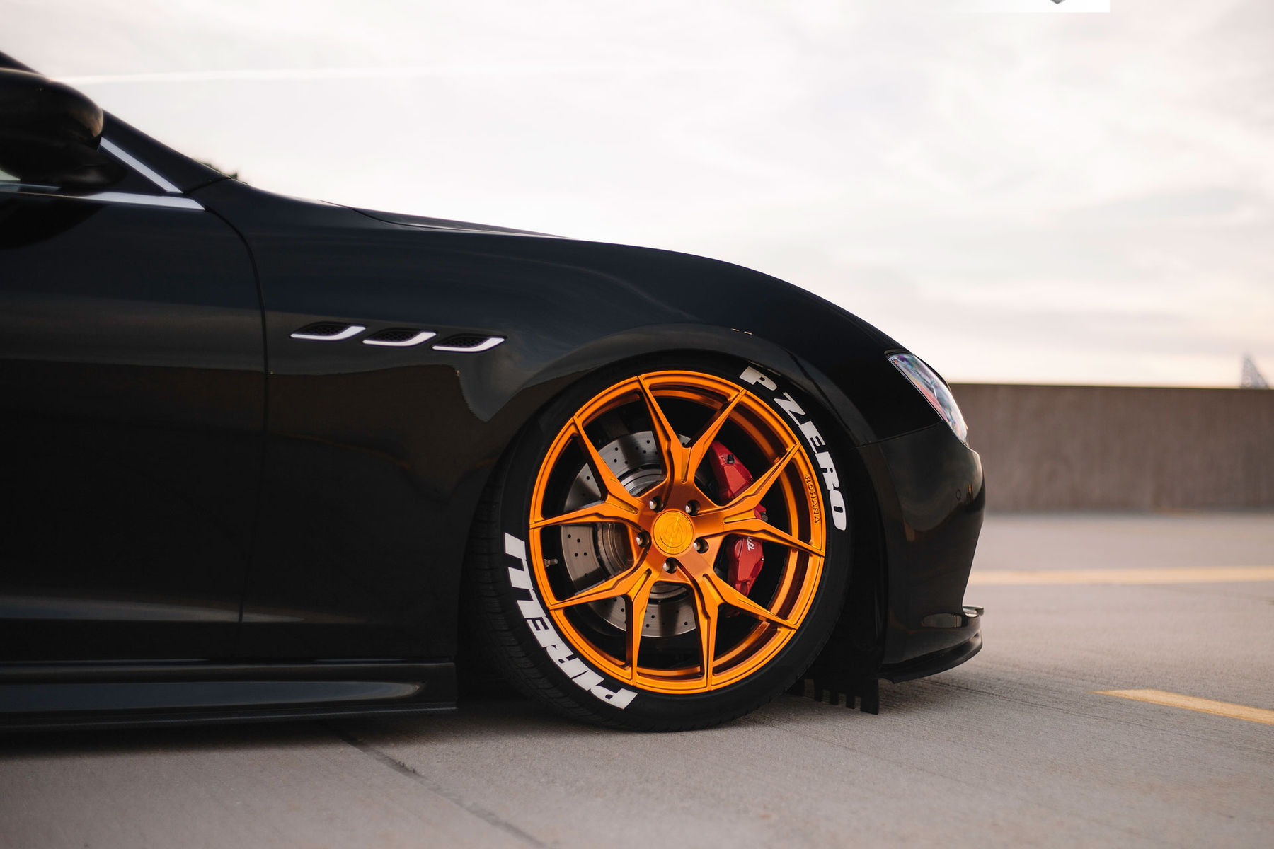 2016 Maserati Ghibli | Lowered Maserati Ghibli - Front Right Wheel