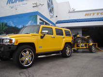 Hummer H2 with Quad