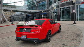 OUR CLIENT'S FORD MUSTANG GT WITH 20" VOSSEN CV7 WHEELS