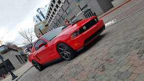 OUR CLIENT'S FORD MUSTANG GT WITH 20" VOSSEN CV7 WHEELS
