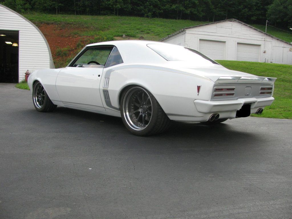 Doug Hanks Frostbite 1967 Pontiac Firebird on Forgeline ZX3R Wheels -  Rear Shot