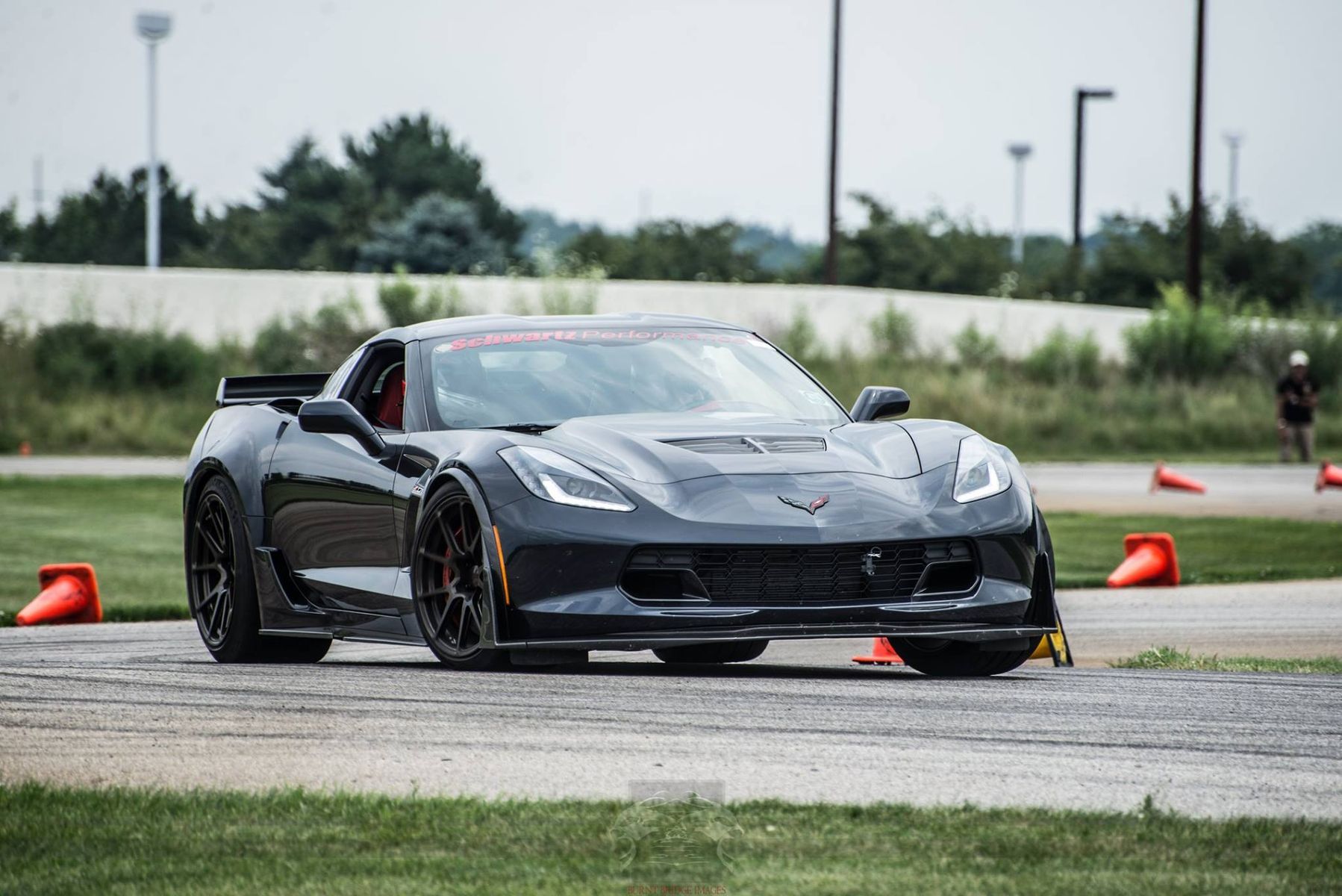 2015 Chevrolet Corvette Z06 | Schwartz Performance C7 Z06 on Forgeline GA1R Open Lug Cap Edition Wheels