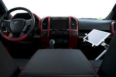 2018 Ford F-150 4x4 XLT SuperCrew by A.R.E. Accessories - Front Interior Shot FordSEMA