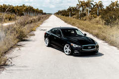 Infiniti Q50 on Velgen Wheels Classic5 Matte Silver