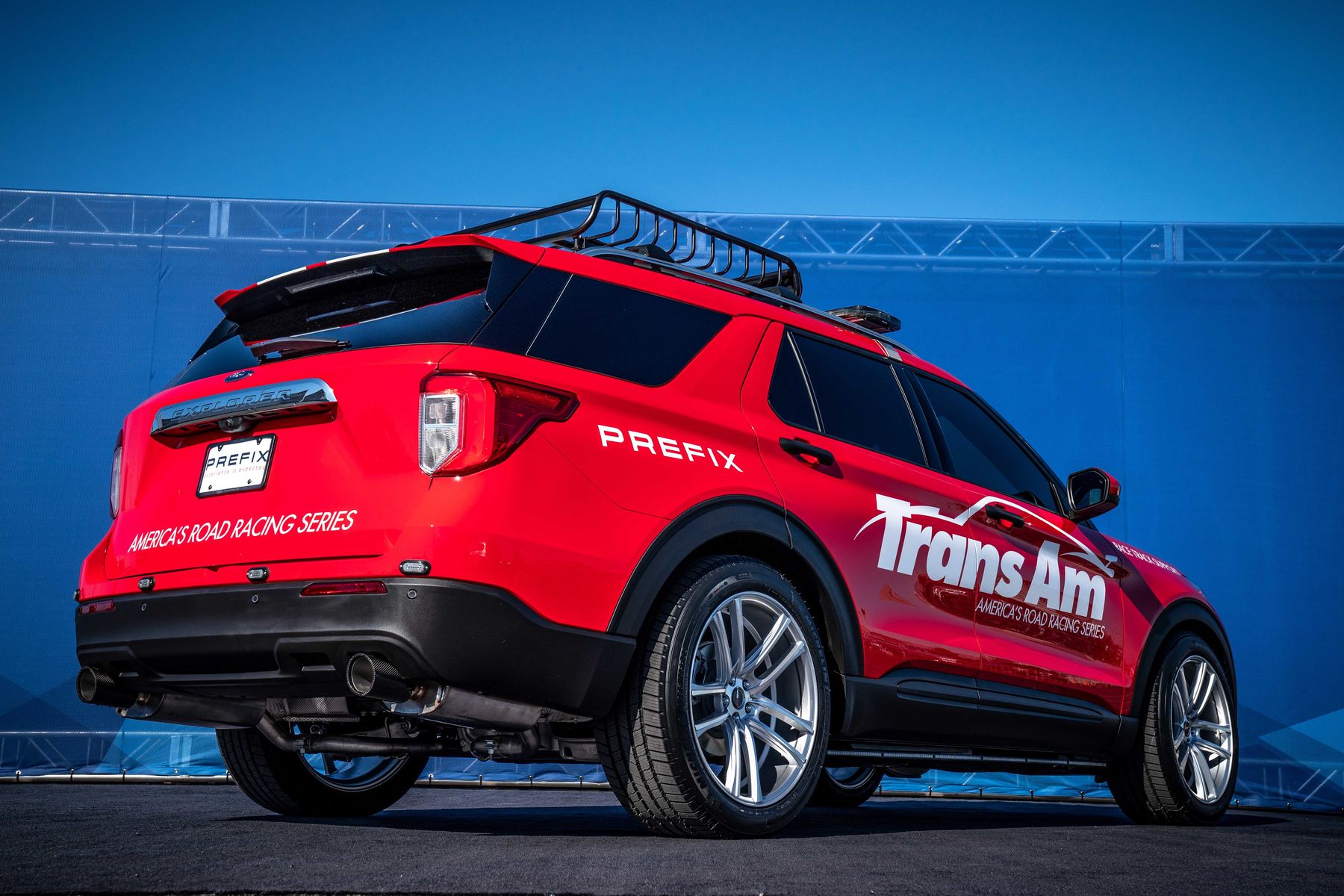 2020 Ford Explorer | 2020 Ford Explorer 4WD By Prefix - low rear 3/4 shot