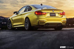 V810 Gunmetal 19" | BMW F82 M4 Austin Yellow