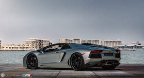 Lamborghini Aventador LP700 Roadster - Quantum44 FS5 Satin Black.   