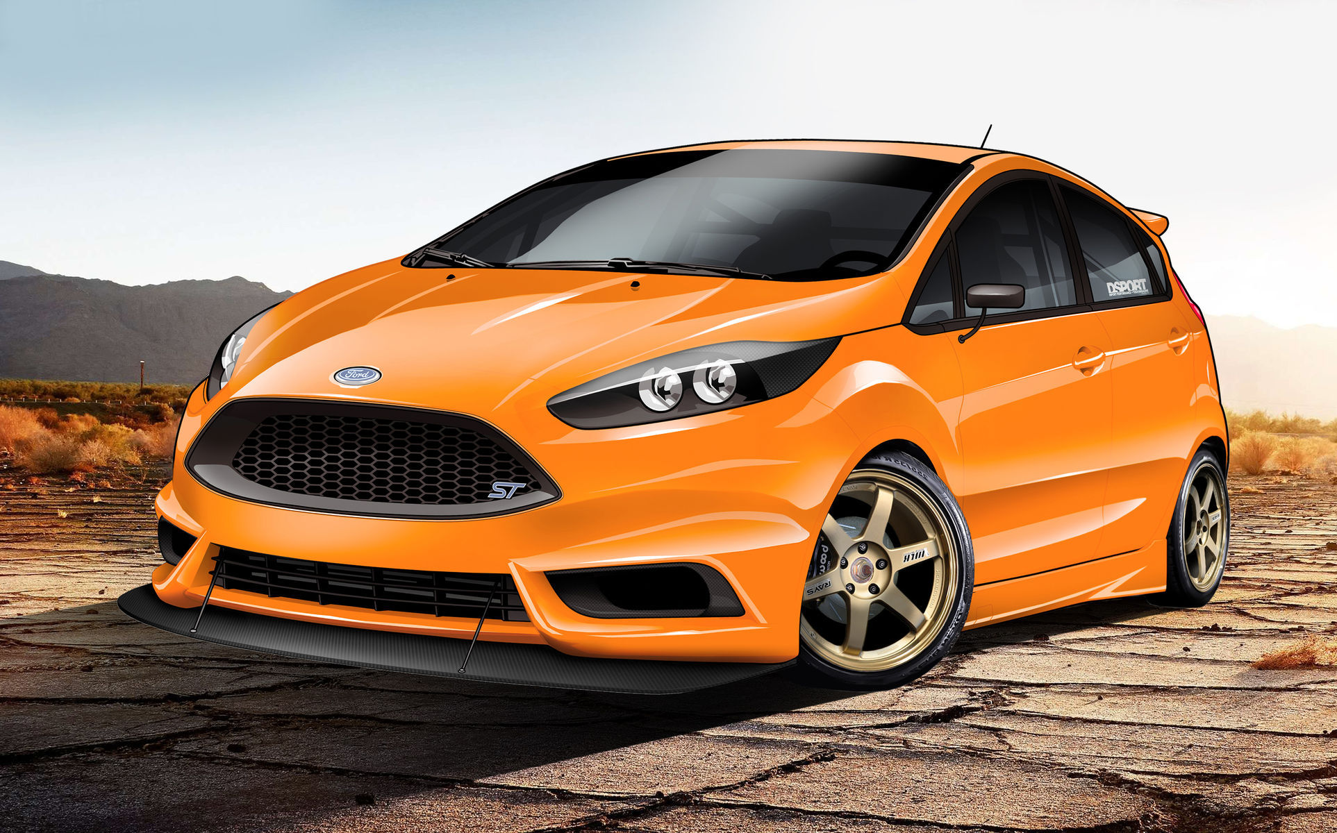 2015 Ford Fiesta ST | 2015 DSPORT Magazine Ford Fiesta ST - Rendering Image