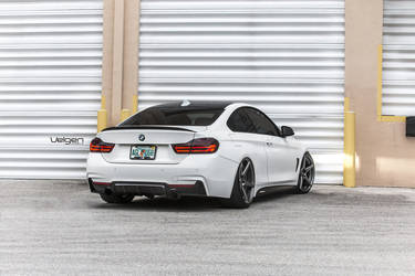 2014 BMW 4 Series | Bagged BMW 435i on Velgen Wheels  Classic5 Matte Gunmetal 20x9 & 20x10.5 
