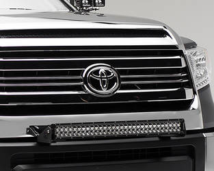 Top of Front Bumper LED Light Mounting Kit Combo with 30? Light Bar and Wiring Harness