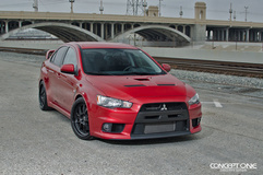 '12 Mitsubishi Evo on Concept One CS-10's