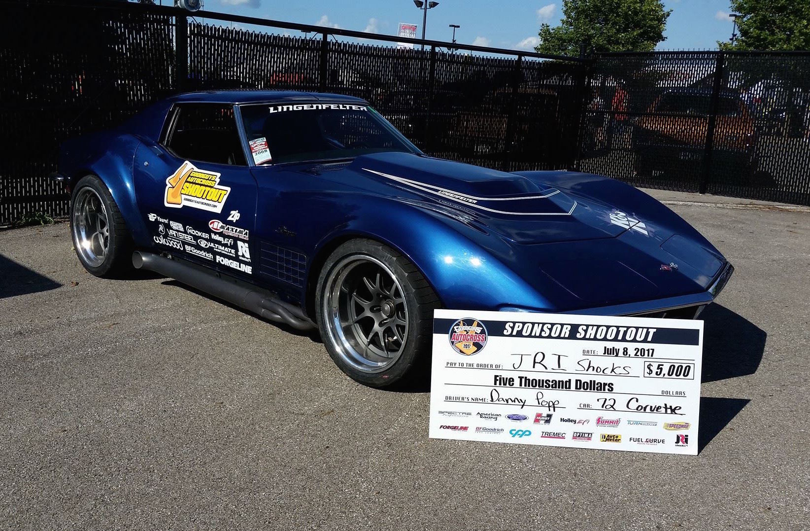 1972 Chevrolet Corvette Stingray | Danny Popp Wins 2017 Goodguys PPG Nationals Sponsor Shootout with '72 Corvette on Forgeline GA3R Wheels
