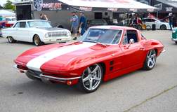 Page Customs’ 1964 Chevrolet Corvette on Forgeline One Piece Forged Monoblock CF1 Wheels