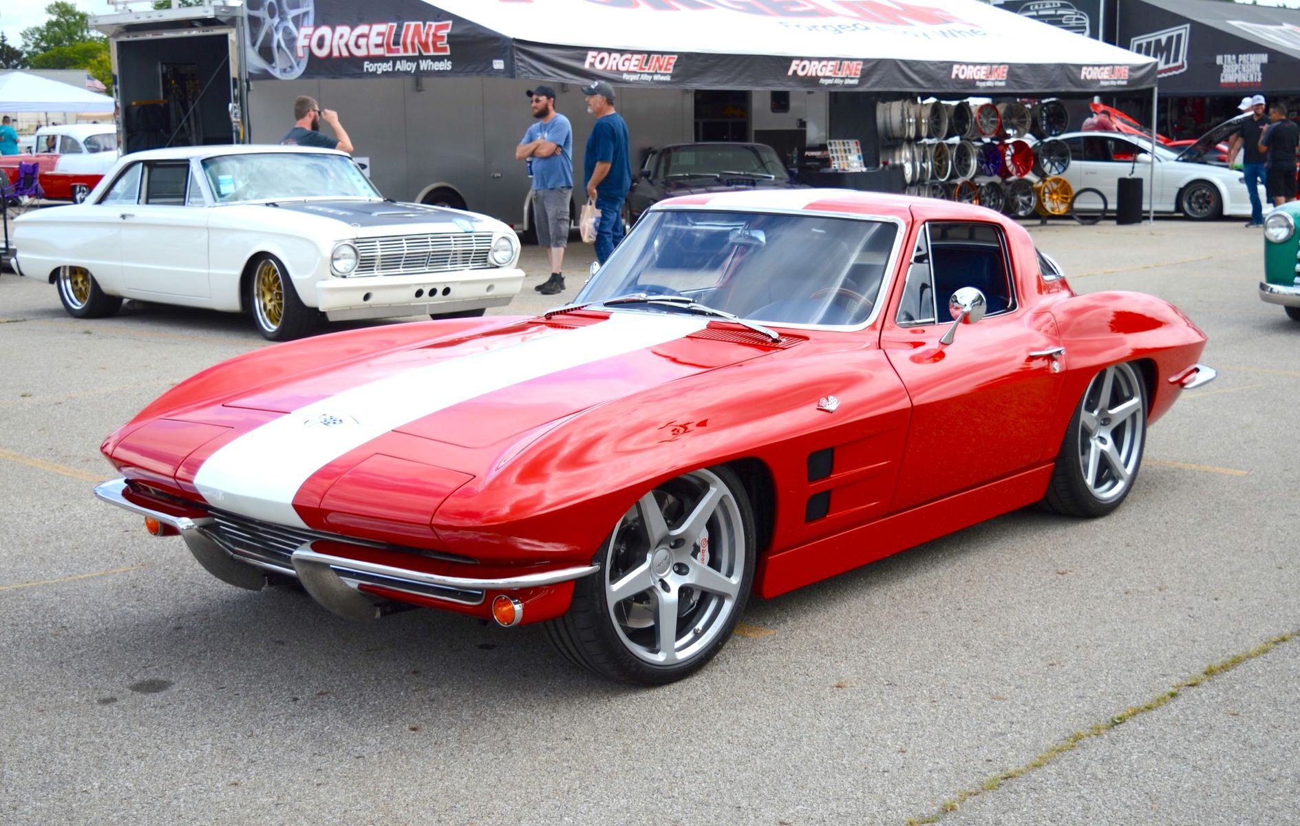 1964 Chevrolet Corvette Stingray | Page Customs’ 1964 Chevrolet Corvette on Forgeline One Piece Forged Monoblock CF1 Wheels