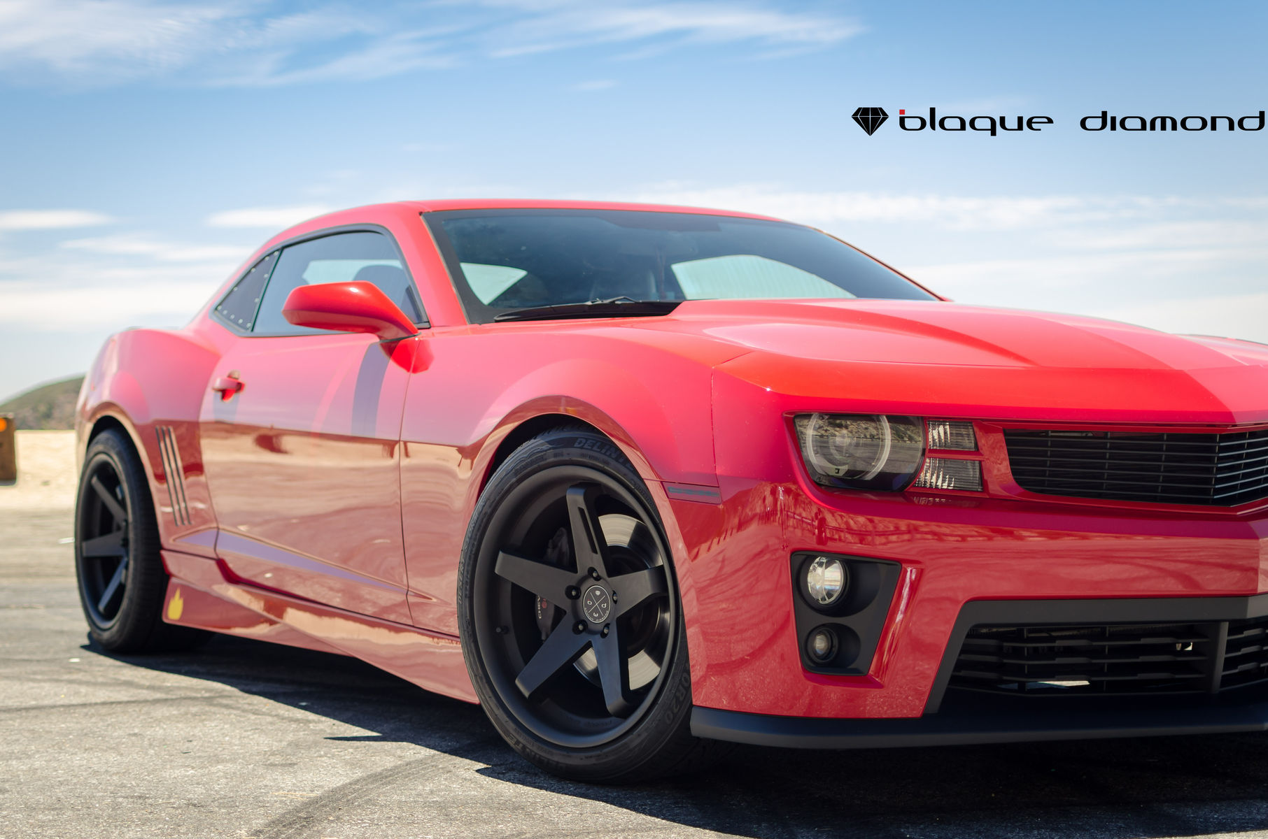 2013 Chevrolet Camaro | 2013 Chevy Camaro Fitted With 22 Inch BD-21’s in Full Matte Black With Chrome SS Lip