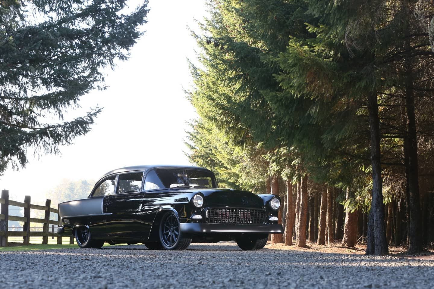 1955 Chevrolet Bel Air | Metalworks Speed Shop’s 1000+HP 1955 Chevy Bel Air on Forgeline Forged Three Piece RB3C Wheels