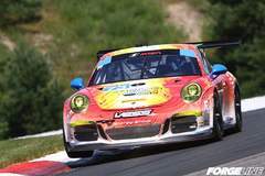 Park Place Motorsports #73 GTD Porsche on Forgeline GTD1 Wheels 2nd at Mosport