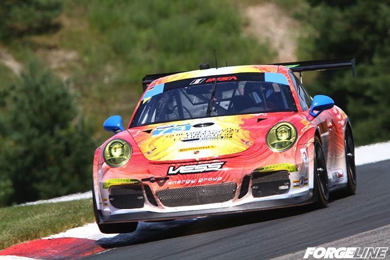 2014 Porsche 911 | Park Place Motorsports #73 GTD Porsche on Forgeline GTD1 Wheels 2nd at Mosport